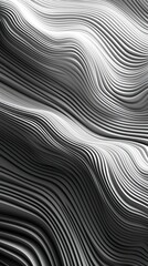 Monochromatic Abstract Expressionist Painting Generative AI