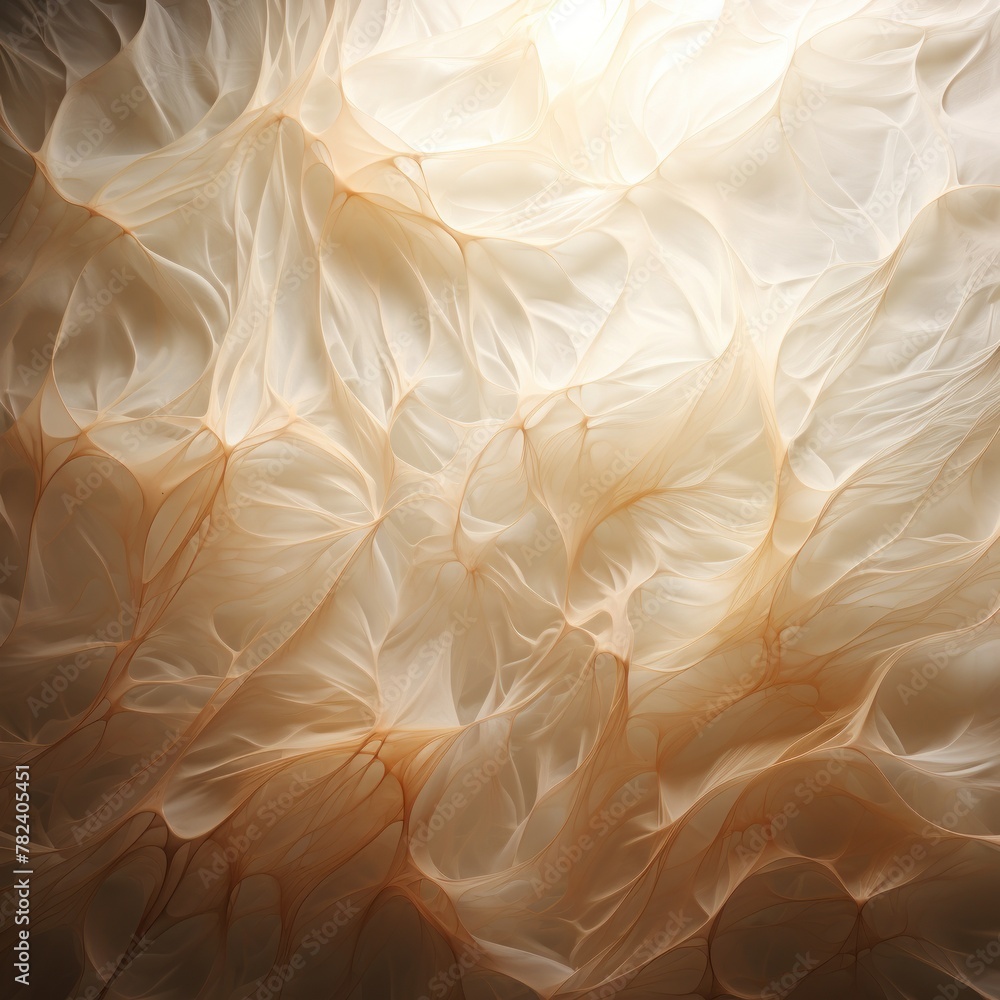 Poster translucent rice paper with soft, evenly distributed illumination generative ai