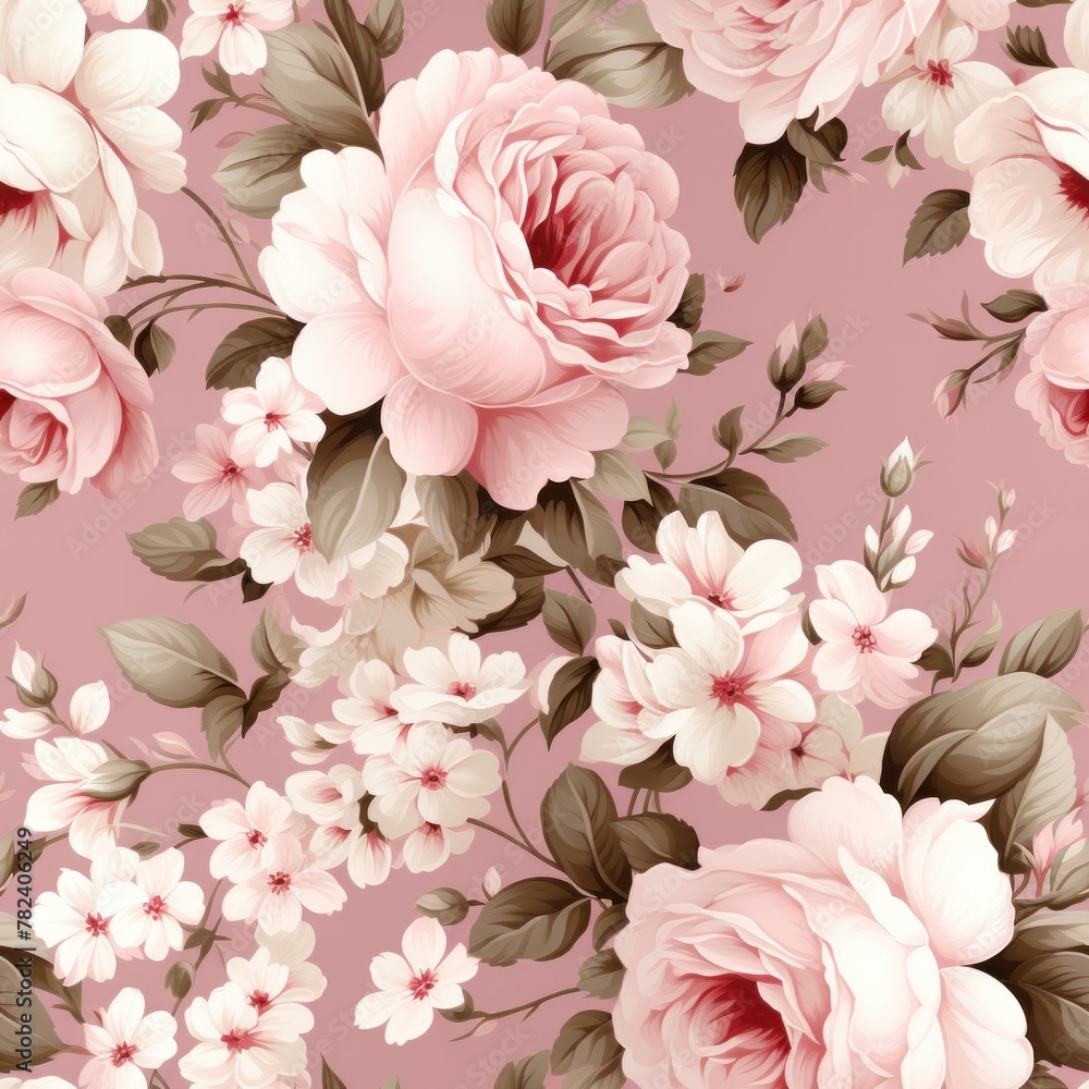 Poster soft and alluring fabric pattern generative ai