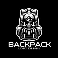 Backpack Vector Logo Design