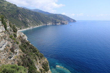 Coastline of Cinque Terre, Italy - 782408023