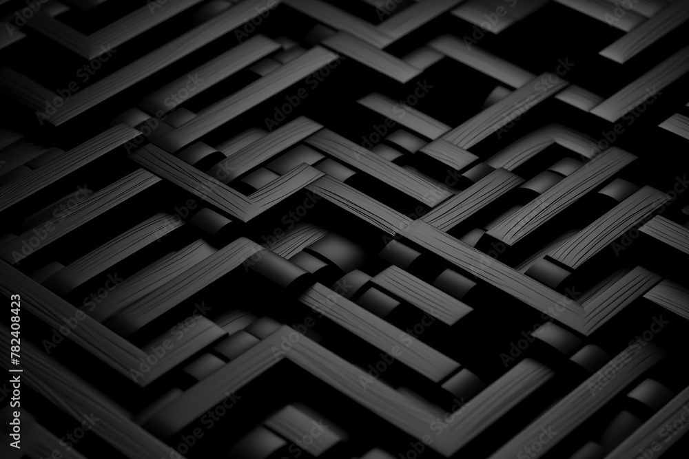 Aufkleber captivating monochrome geometric texture generative ai