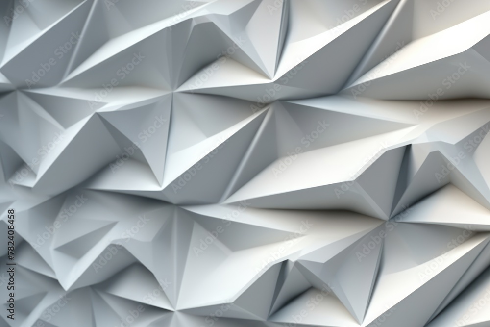 Poster intricate geometric texture in solid white generative ai