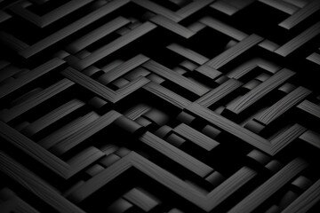 Captivating Monochrome Geometric Texture Generative AI