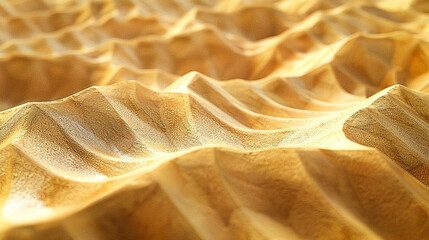 Huge desert with delicate patterns illuminated by sunlight, background, texture, abstraction....