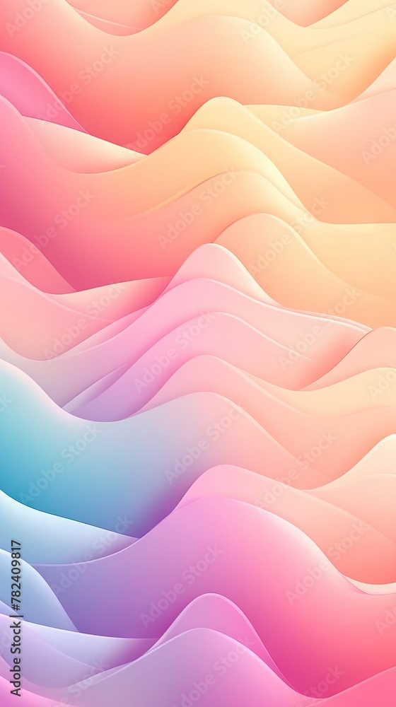Poster soft pastel gradient background generative ai