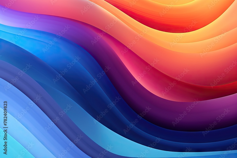 Poster colorful gradient abstract background generative ai