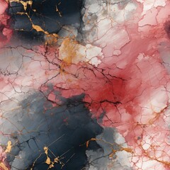 Romantic Marble Texture with Chic Champagne Pink Accents Generative AI - obrazy, fototapety, plakaty