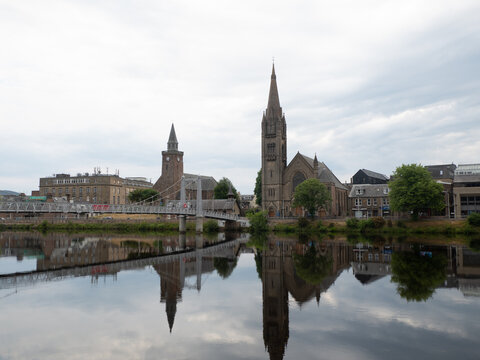Skyline de Inverness, Highlands, Escocia, Reino Unido
