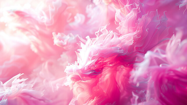 Soft and fluffy delicate floral pink background, texture