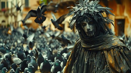 Pigeon Prowess: Urban Images of Hardy City Dwellers