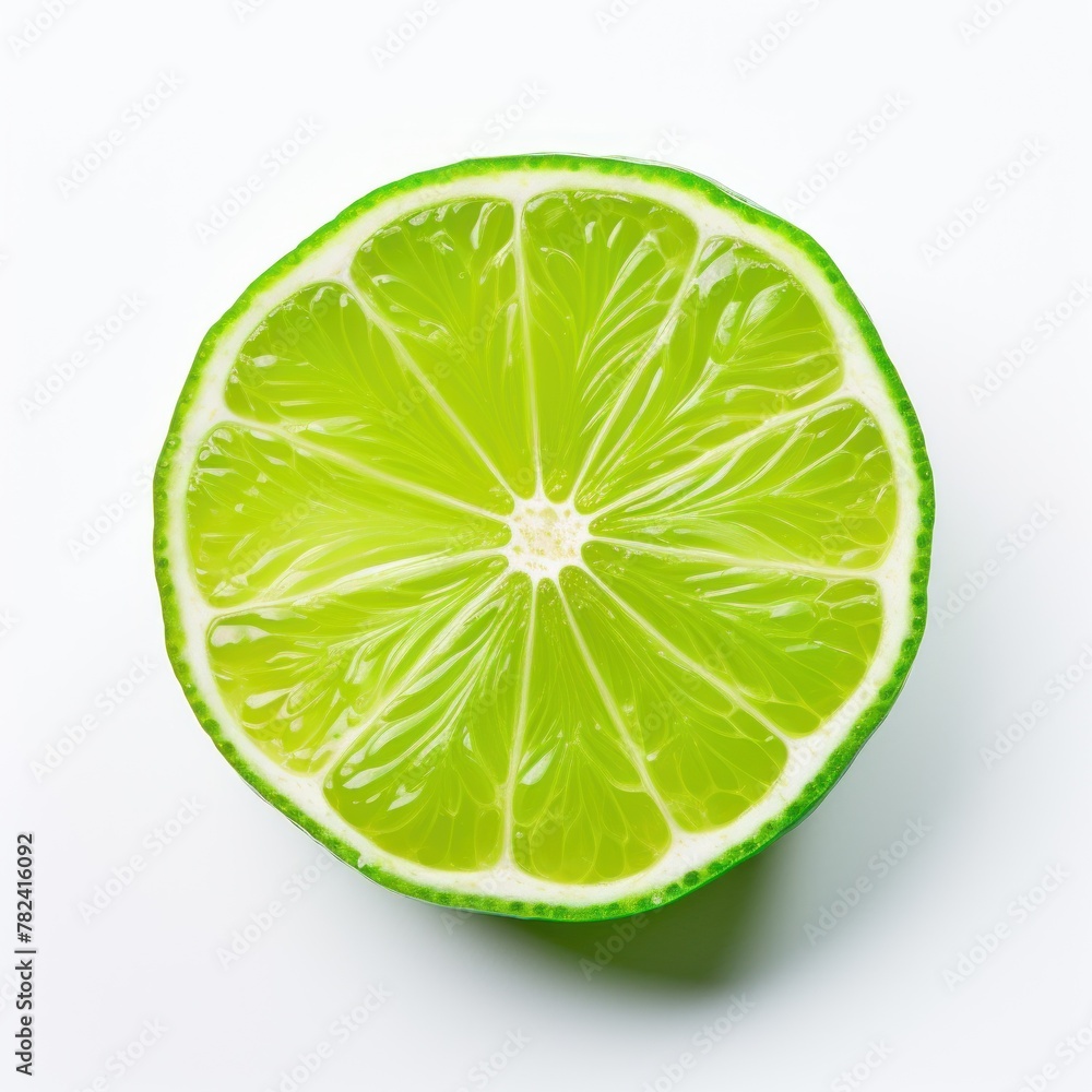 Poster minimal lime abstract artwork generative ai