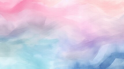 Soft Pastel Watercolor Abstract Backdrop Generative AI