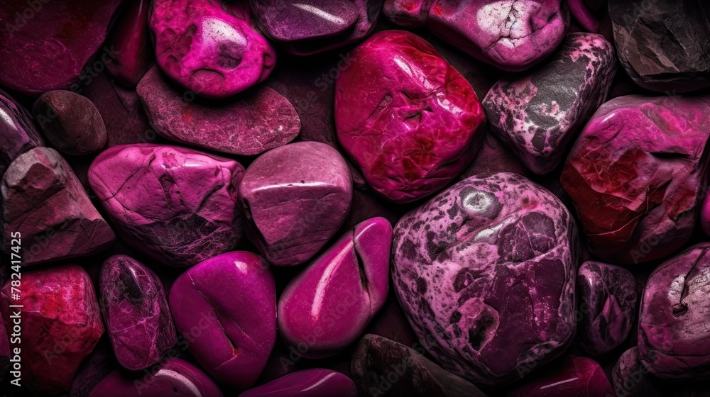 Poster vibrant magenta and pink stone texture abstract background generative ai