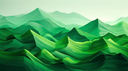 Fototapeta na wymiar Breathtaking Abstract Landscape Wallpaper Generative AI