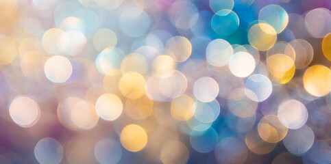Abstract blur bokeh banner background