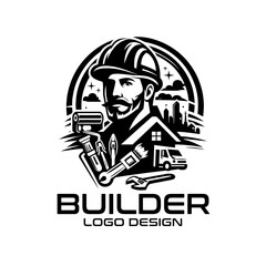 Builder Vector Logo Design