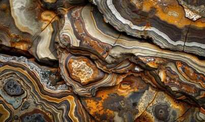 background embellished with the rugged texture of raw jasper semi-gemstones