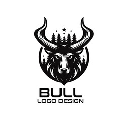 Bull Vector Logo Design
