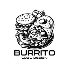 Burrito Vector Logo Design