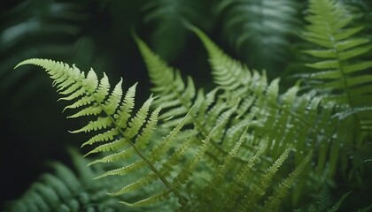 Closeup-shot-of-ferns--the-spots-on-the-fern-are-the-spores