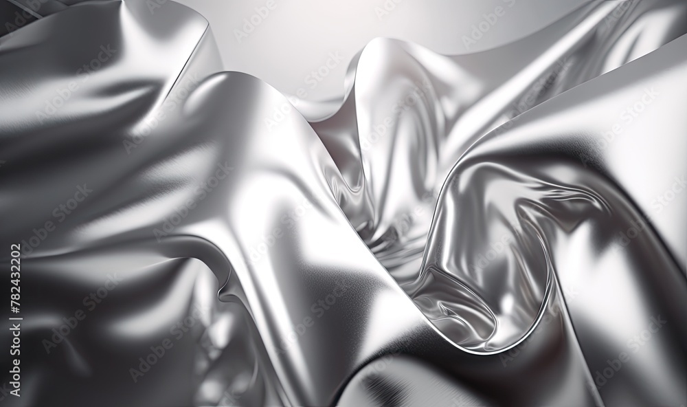 Aufkleber silver foil texture background for soft ethereal dreamy background professional color grading genera