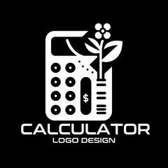 Calculator Vector Logo Design