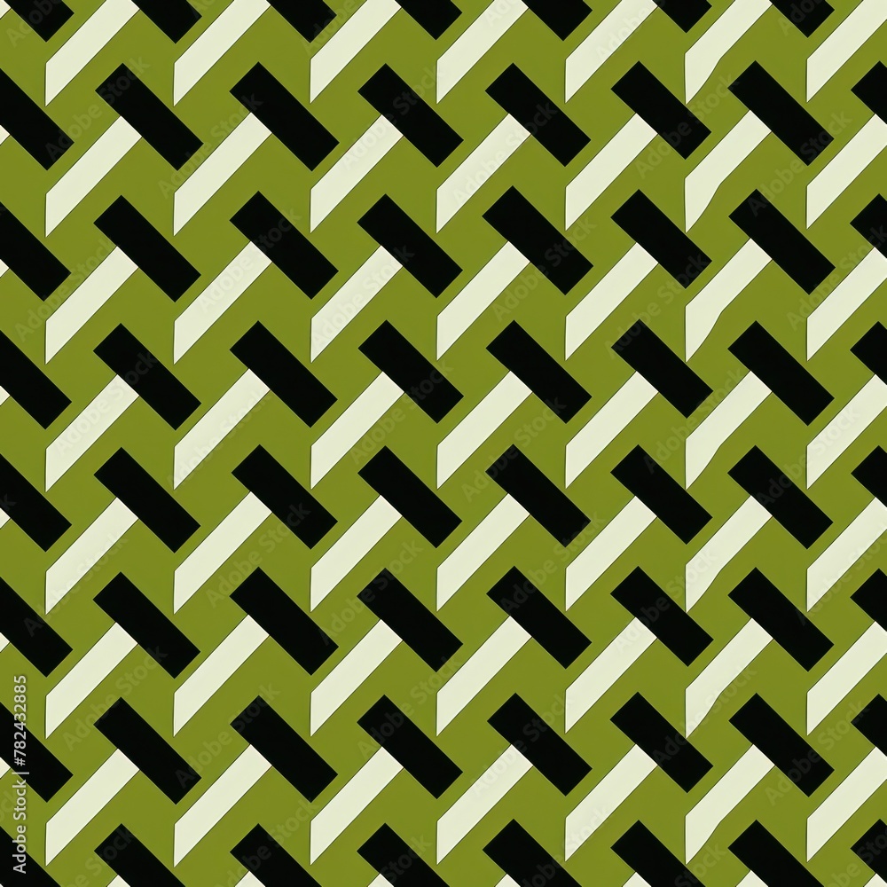 Poster houndstooth pattern - houndstooth fabric generative ai