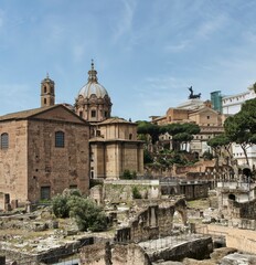 The Roman forum, represented the political, legal, religious and economic center of the city of...