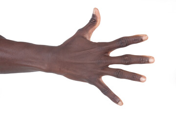 hand with fingers extended
