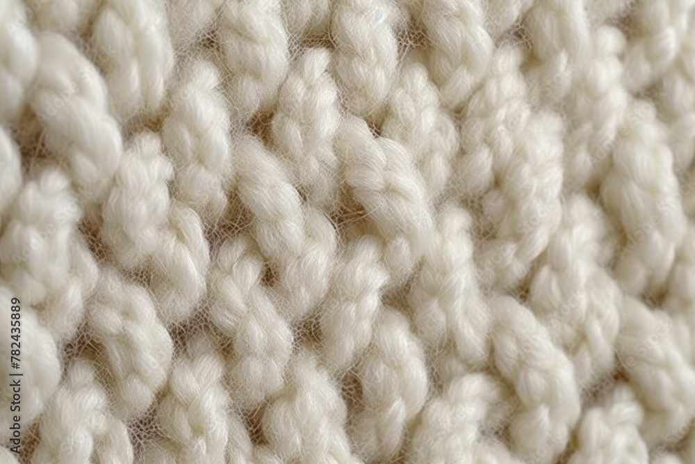 Poster knitted wool texture generative ai