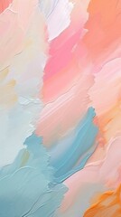 Fototapeta premium Ethereal Pastel Abstract Brushstrokes on a Background Generative AI