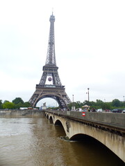 Crue Seine Paris Tour Eiffel