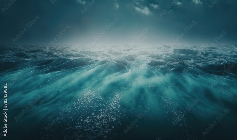 Poster ethereal aerial water texture with soft dreamy background generative ai