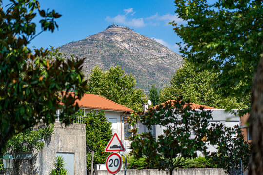 Mondim de Basto overlooking Mount Farinha, Sra da Gra&ccedil;a-Portugal.