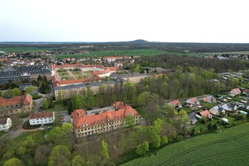 Dorf Wermsdorf mit Schloss Hubertusburg 2024