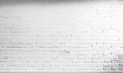Ethereal Dreamy Old Brick Wall Panoramic Background Generative AI