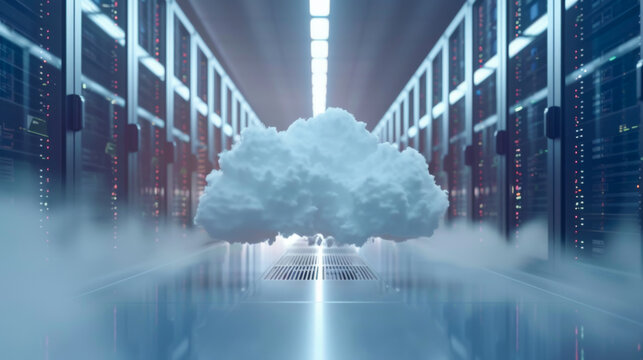 Cloud storage for downloading an isometric. A digital service or application with data transmission. Network computing technologies
