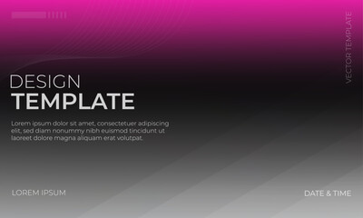 Creative Magenta and Black Gray Gradient Background Composition