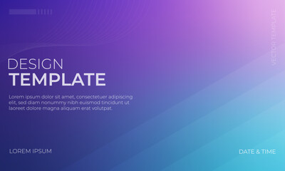 Vibrant Blue and Purple Gradient Background for Graphic Design Projects