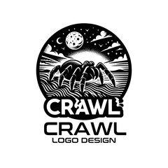 Crawl Vector Logo Design