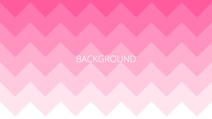 Pink and white chevron background. Abstract banner with broken lines. Gradient blended zigzag	 - obrazy, fototapety, plakaty