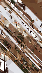 Abstract futuristic contemporary modern design 