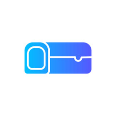 roll cake gradient icon