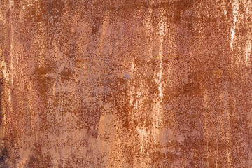 rusty metal texture background. top view