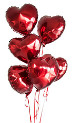 red heart-shaped balloons