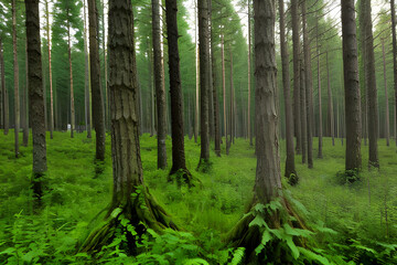 Forest Canopy: The Growth of Trees