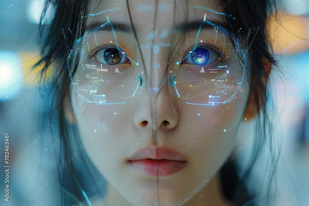 Poster an ai-powered emotion recognition software analyzing facial expressions and gestures to infer human 