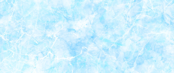 Blue winter texture art vector background for cover design, poster, cover, banner, flyer, cards. Ice. Cold. Frozen water. Hand-drawn brush strokes. Christmas abstract illustration for background.	