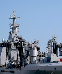 Military logistics support ship